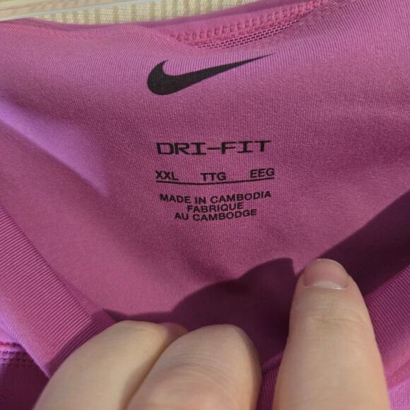 Nike Dri-FIT Purple Leggings Size XXL 0286 - Picture 7 of 8